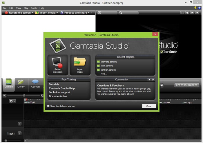 Camtasia Studio đơn giản, dễ dàng thao tác với video ngắn