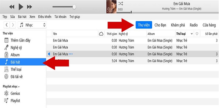 Mở ứng dụng iTune